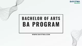 ba program