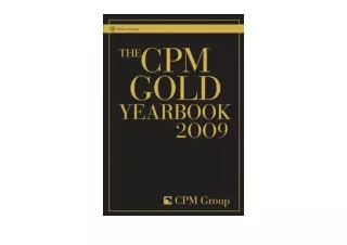 Kindle online PDF The CPM Gold Yearbook 2009 Wiley Trading  for ipad