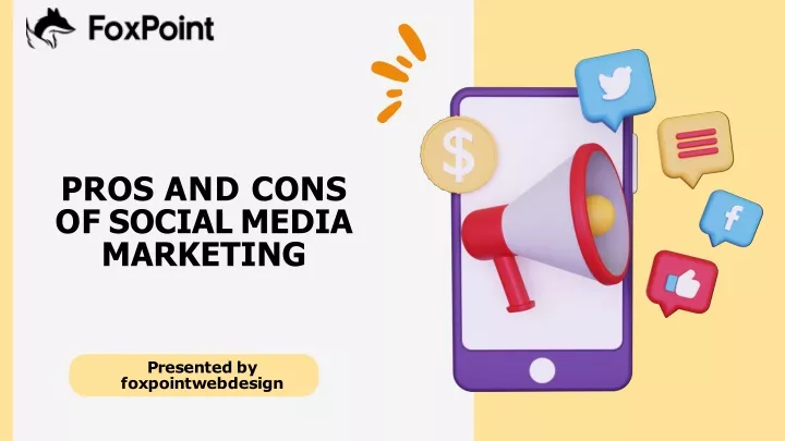 pros and cons of social media marketing