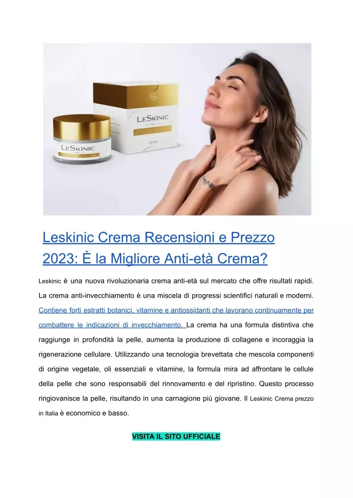 leskinic crema recensioni e prezzo 2023