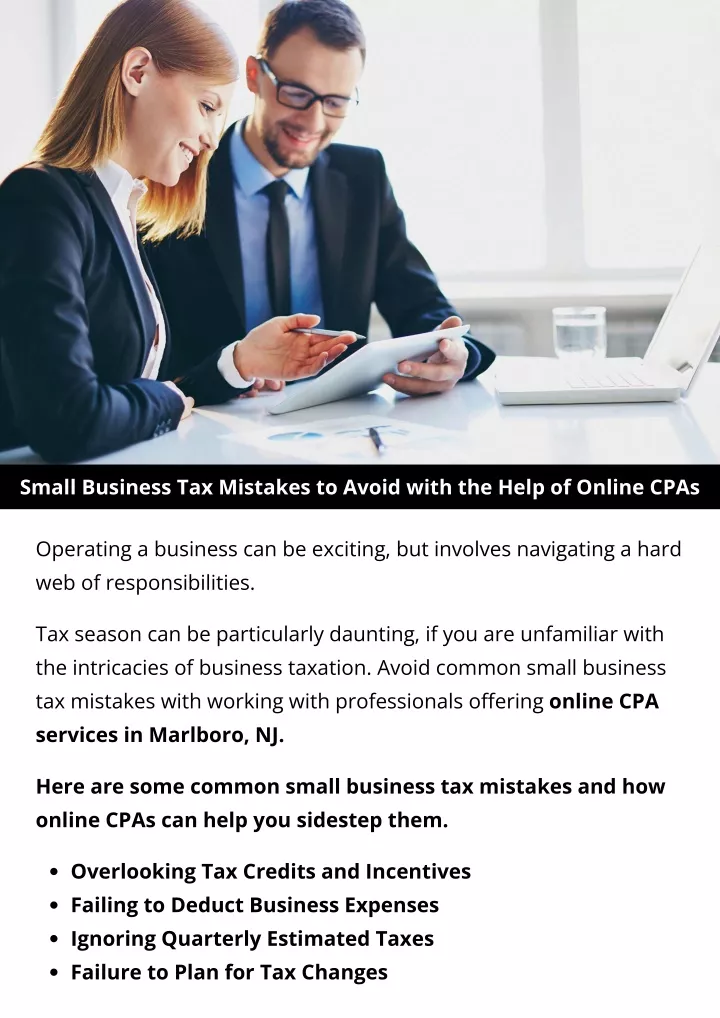 small business tax mistakes to avoid with