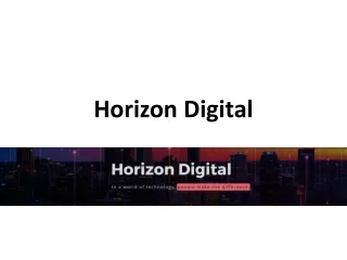 Agile Coaching by Horizon Digital