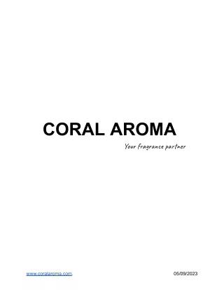 Coral Aroma - Leading Scent Diffuser company in Dubai, UAE