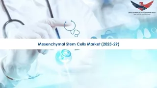 mesenchymal stem cells market 2023 29