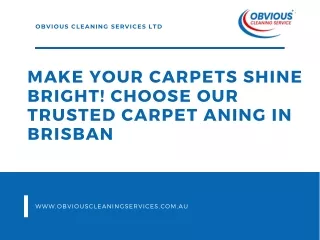 MAKE YOUR CARPETS SHINE BRIGHT! CHOOSE OUR TRUSTED CARPET CLEANING IN BRISBANE