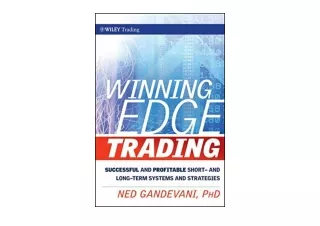 Download PDF Winning Edge Trading Successful and Profitable Short and Long Term
