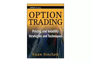 Ebook download Option Trading full