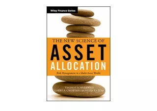 Kindle online PDF The New Science of Asset Allocation for ipad