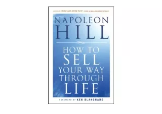 Ebook download How To Sell Your Way Through Life for android