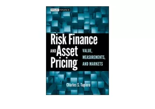 Download Risk Finance and Asset Pricing free acces