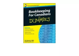 Download PDF Bookkeeping For Canadians For Dummies for ipad