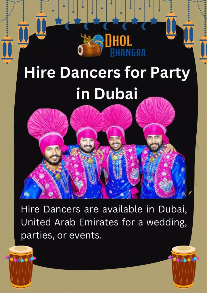 hire dancers for party in dubai