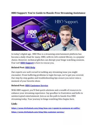1-888-712-4221 HBO Support: You’re Guide to Hassle-Free Streaming Assistance