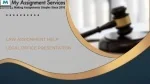 law assignment help - slide 1
