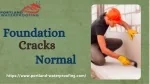 Foundation Cracks Normal - slide 1