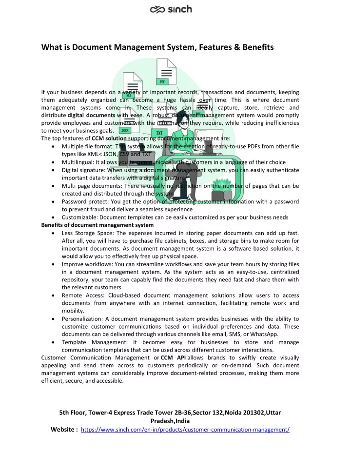 what is document management system features