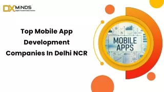 Mobile App Development Companies In Noida