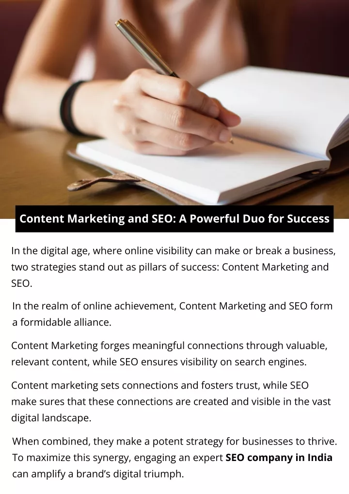content marketing and seo a powerful