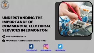 Understanding the Importance of Commercial Electrical Services in Edmonton
