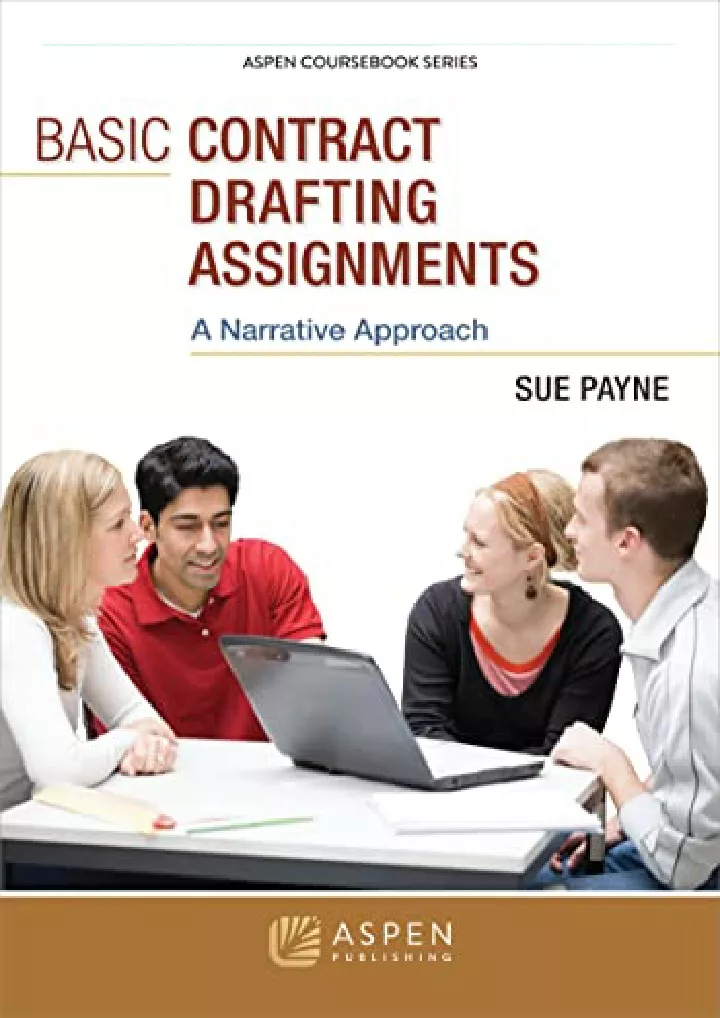 basic contract drafting assignments a narrative