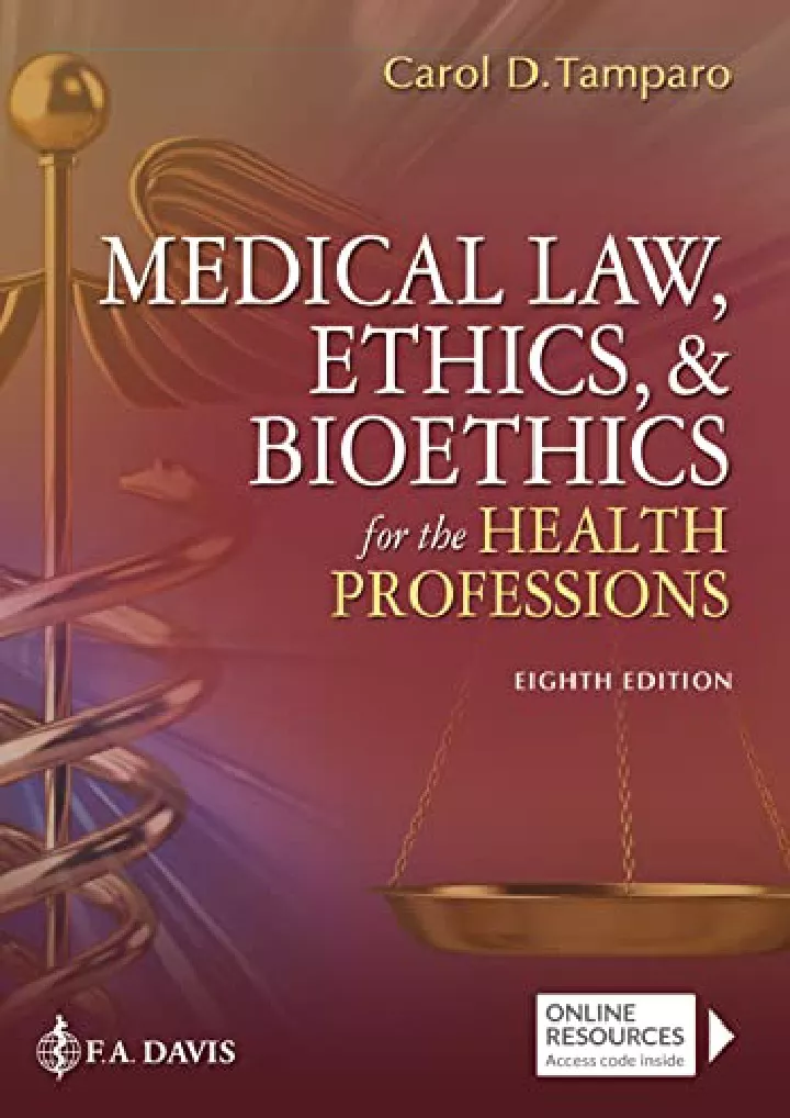 medical law ethics bioethics for the health