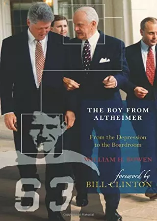 [PDF] DOWNLOAD FREE The Boy from Altheimer: From the Depression to the Boar