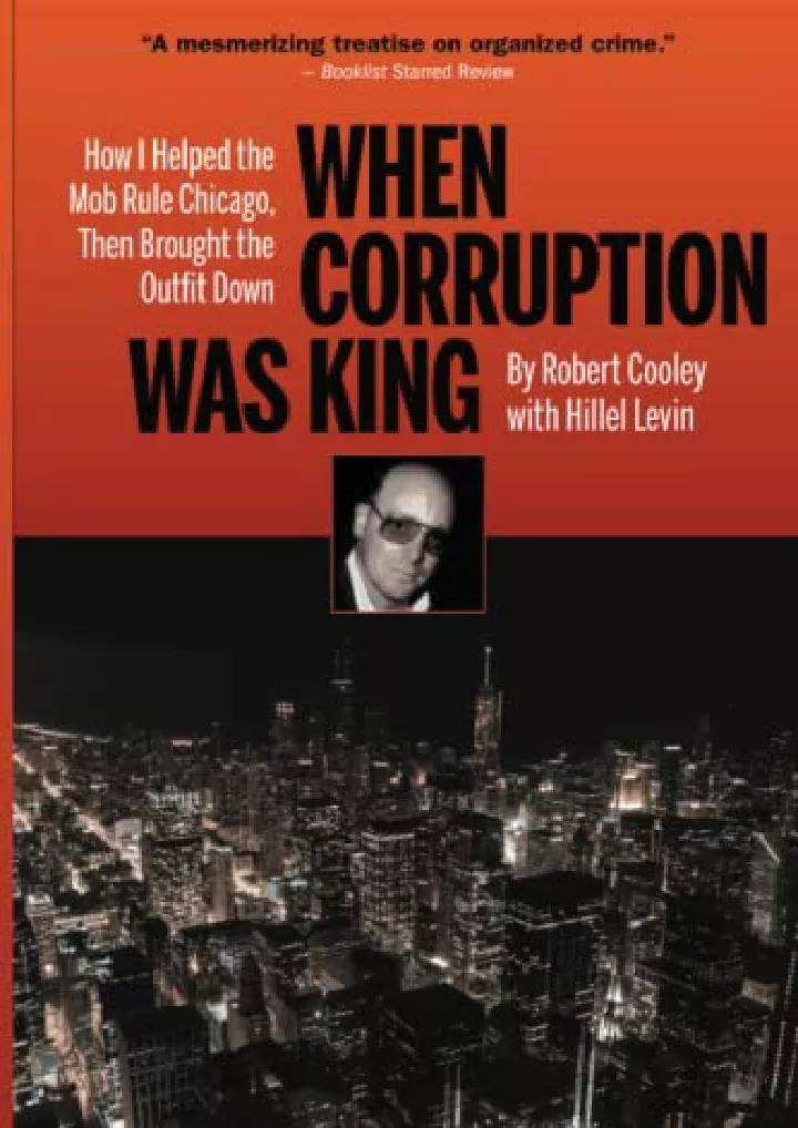 when corruption was king how i helped