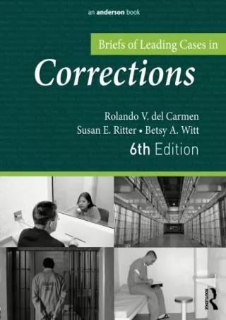 READ/DOWNLOAD Briefs of Leading Cases in Corrections ipad