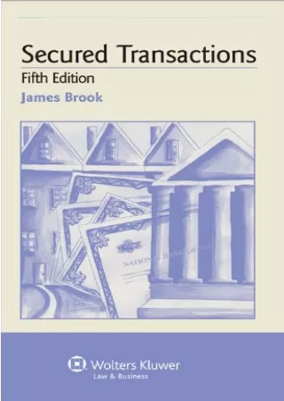 PDF Read Online Secured Transactions: Examples & Explanations 5e free