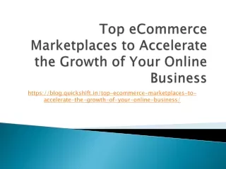 Popular Marketplaces to Accelerate Growth of Your Business