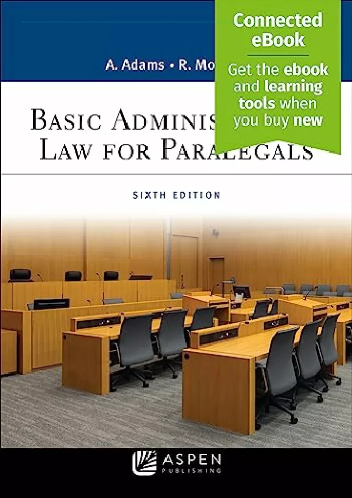 basic administrative law for paralegals connected