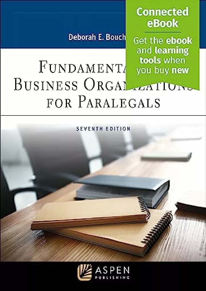 fundamentals of business organizations