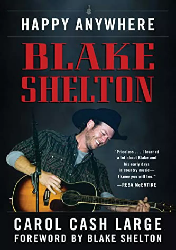 blake shelton happy anywhere download pdf read