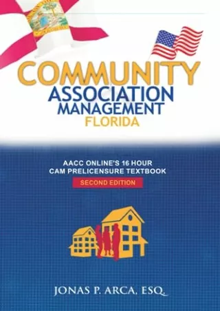 [PDF] DOWNLOAD EBOOK COMMUNITY ASSOCIATION MANAGEMENT FLORIDA: AACC ONLINE'