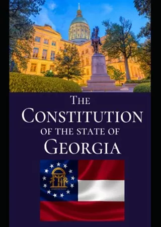 PDF BOOK DOWNLOAD The Constitution of the State of Georgia epub