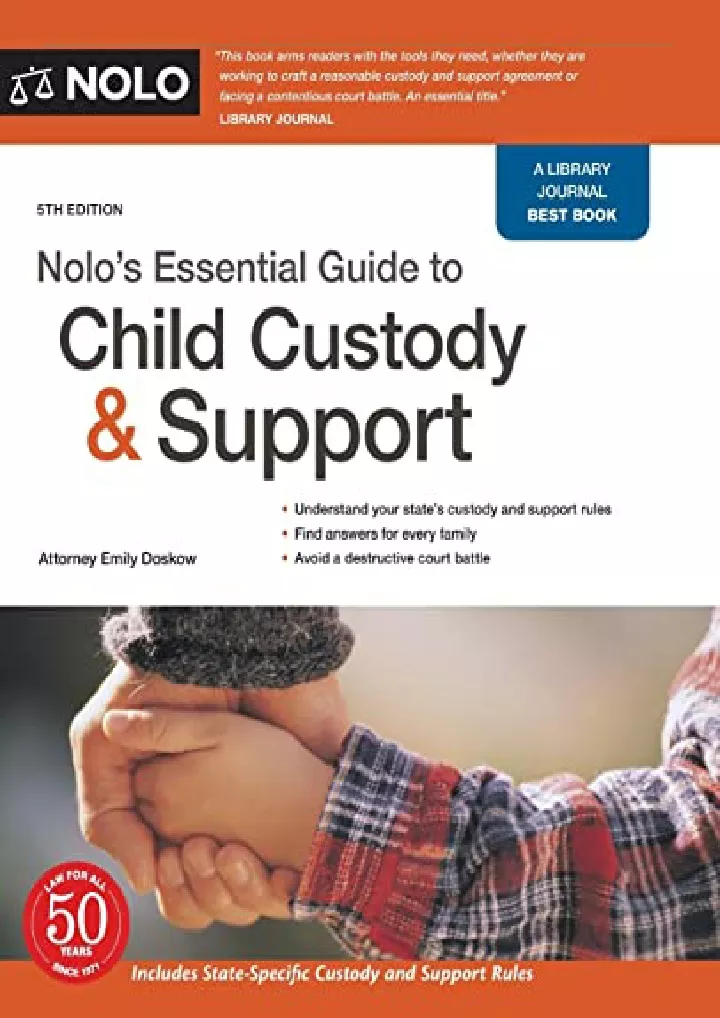 nolo s essential guide to child custody