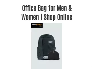 Office Bag for Men & Women | Shop Online