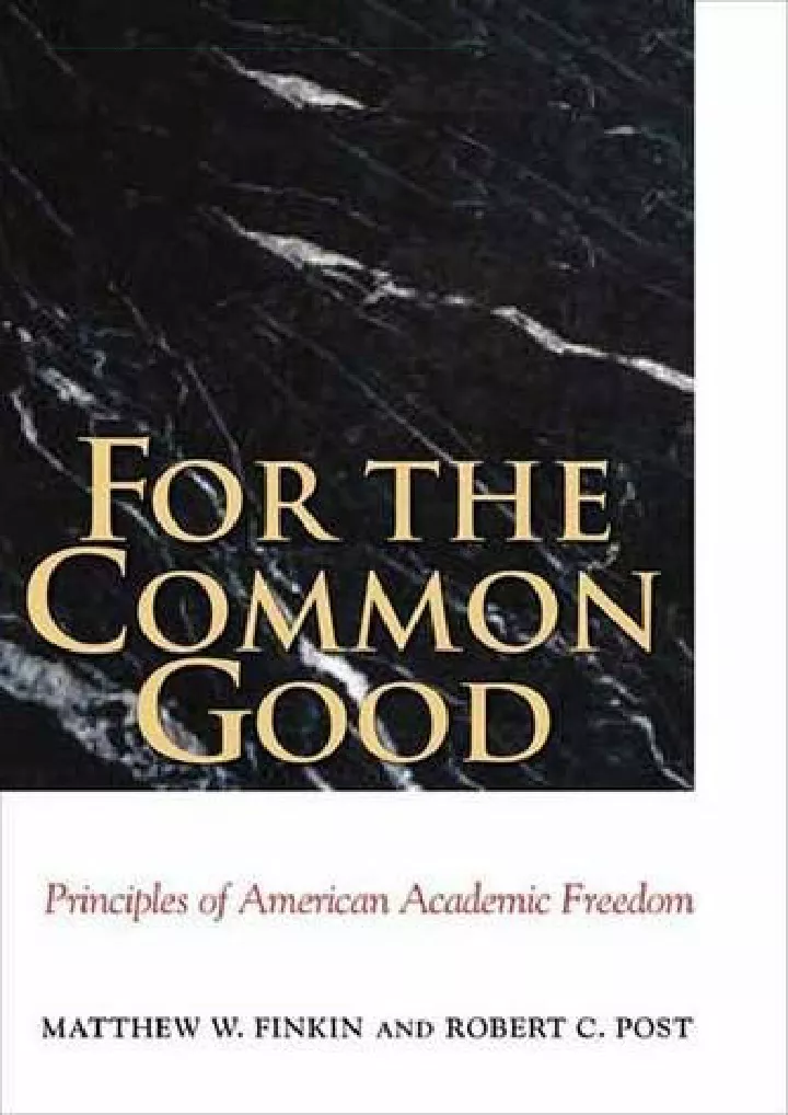 for the common good download pdf read