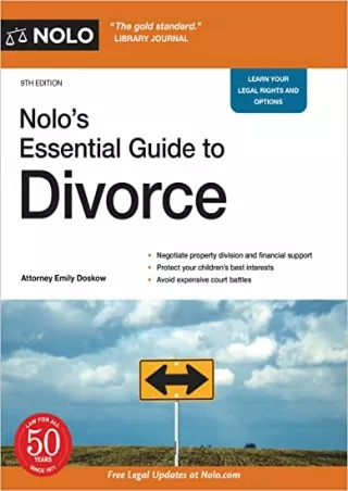 [PDF] READ Free Nolo's Essential Guide to Divorce full