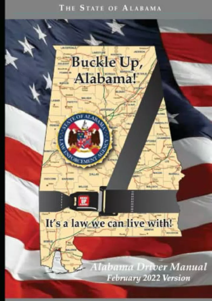 buckle up alabama alabama law driver manual