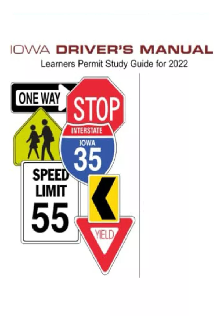 iowa driver s manual learners permit study guide
