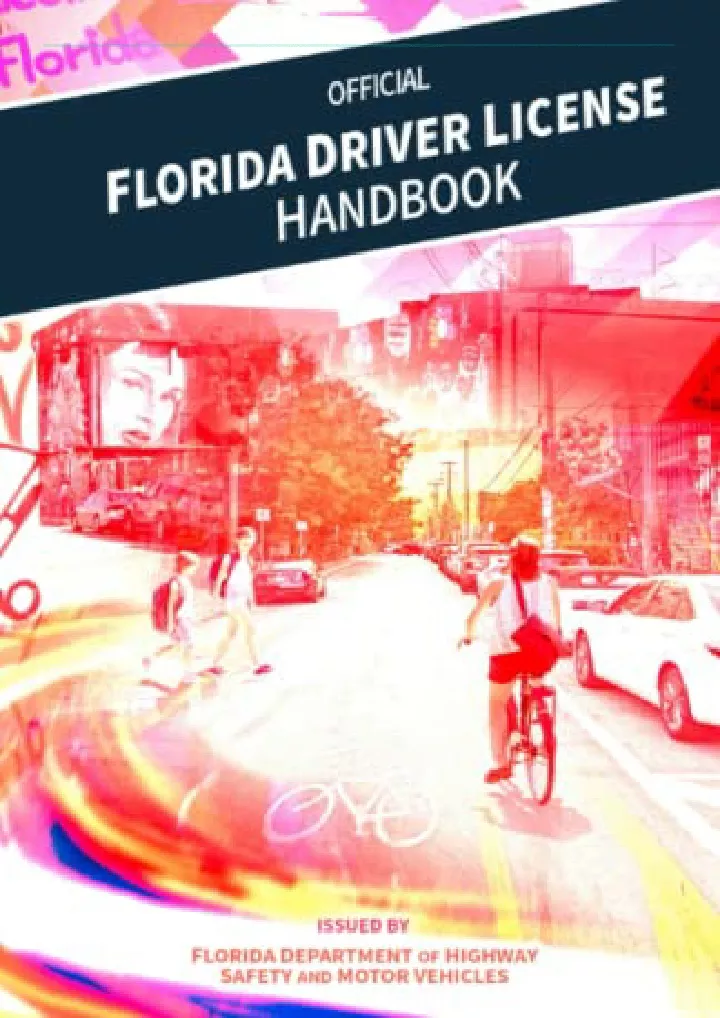 official florida driver handbook learners permit