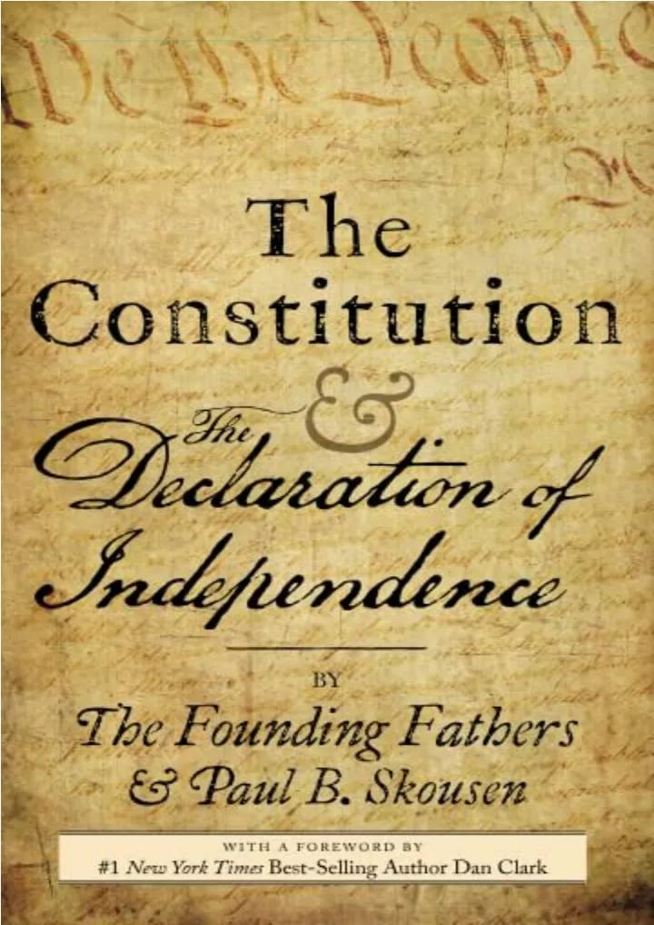 the constitution and the declaration