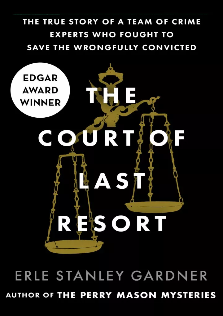 the court of last resort the true story of a team