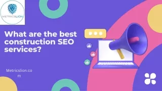 What are the best construction SEO services