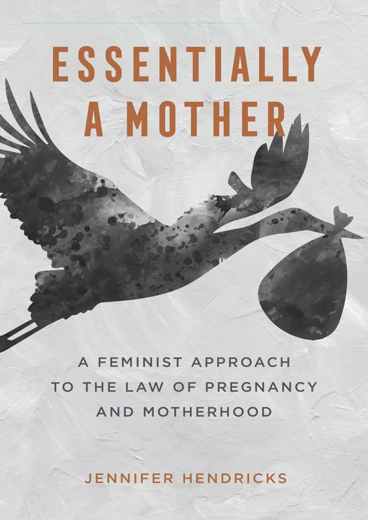 essentially a mother a feminist approach