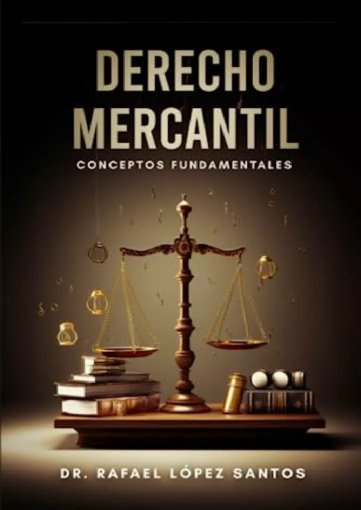 derecho mercantil conceptos fundamentales spanish