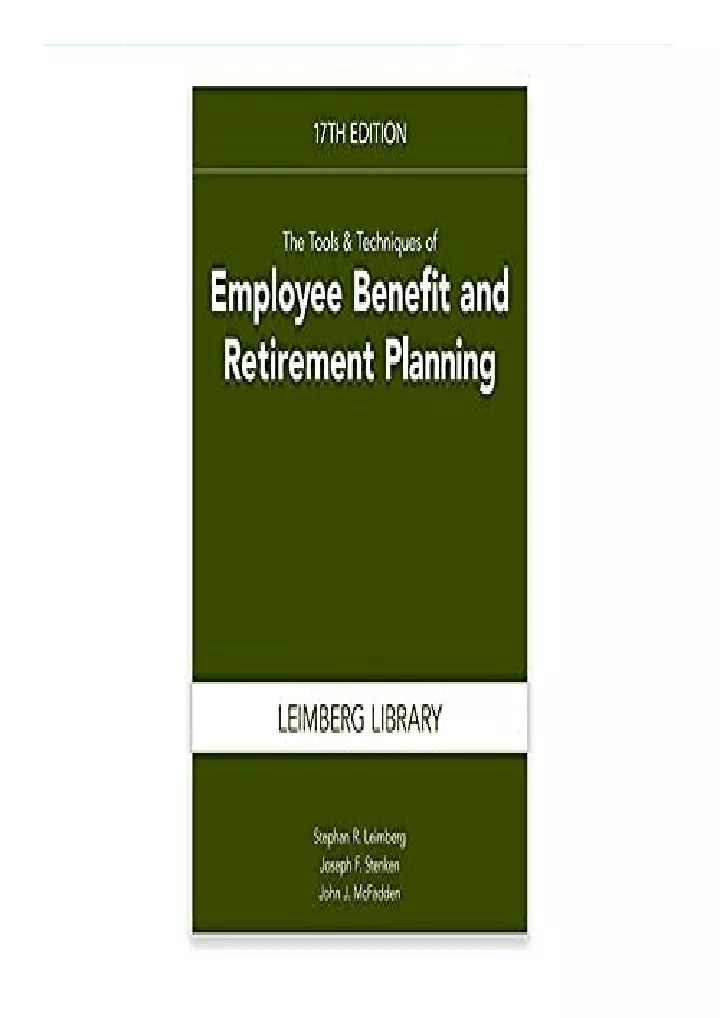 the tools techniques of employee benefit