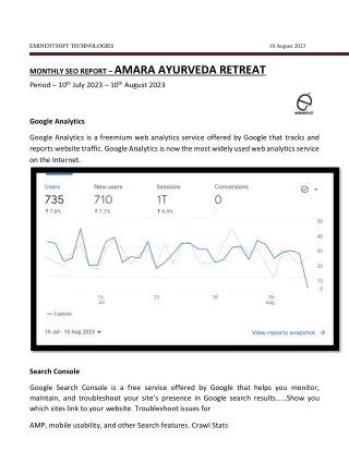 Amara Ayurveda Monthly Report aug 10 (1)