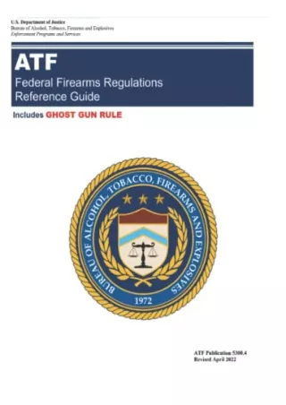 PDF Download Federal Firearms Regulations Reference Guide: ATF Pub 5300.4 r